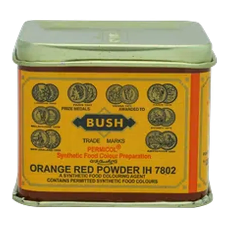 Bush Orange Red Color