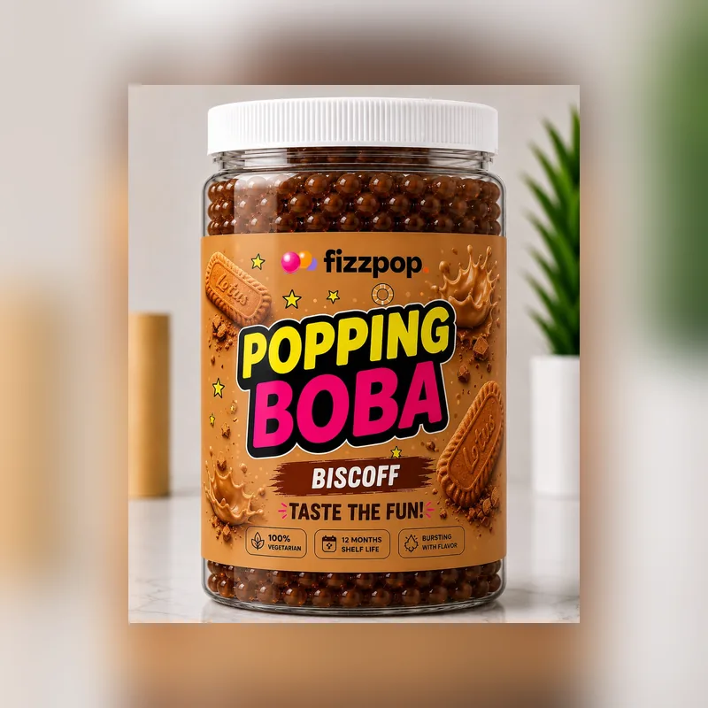 Fizzpop Biscoff Popping Boba