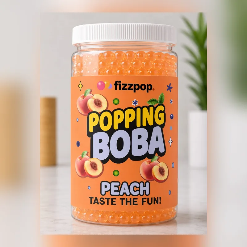 Fizzpop Peach Popping Boba