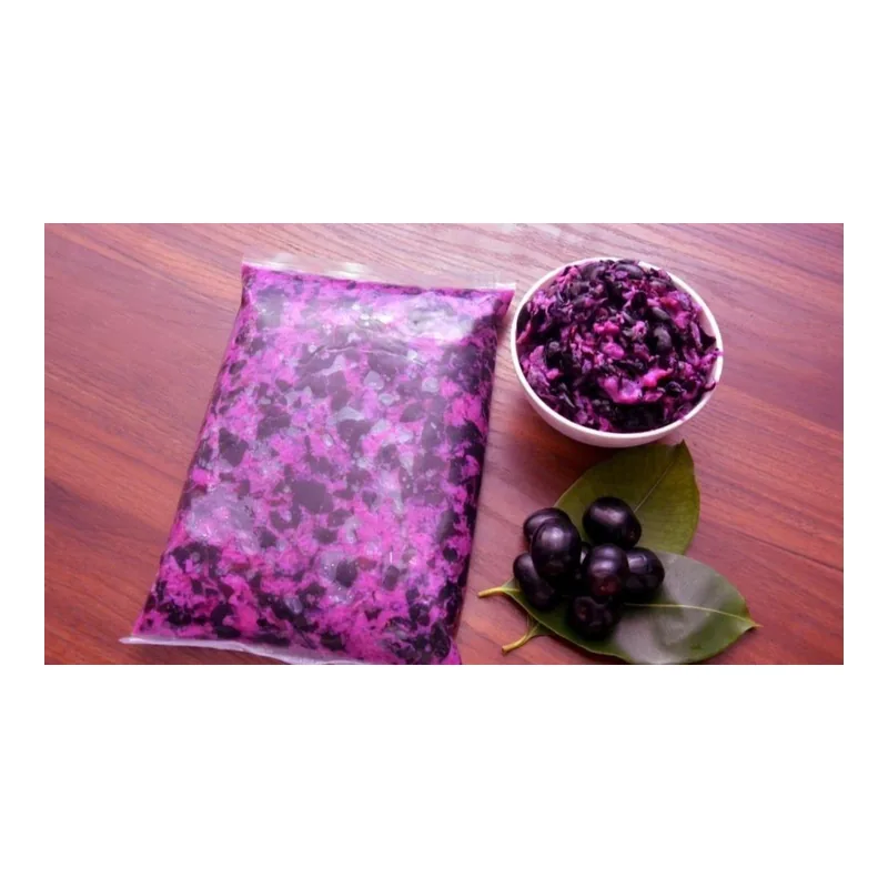 Frozen Jamun Slice Pulp