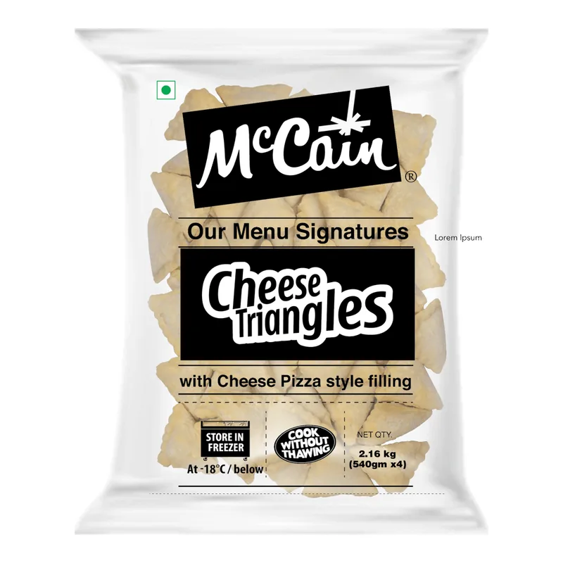 McCain Cheese Triangle Pizza