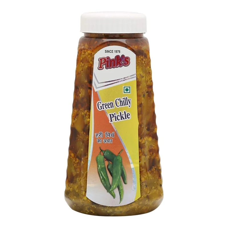 Pink's Green Chilli Pickle