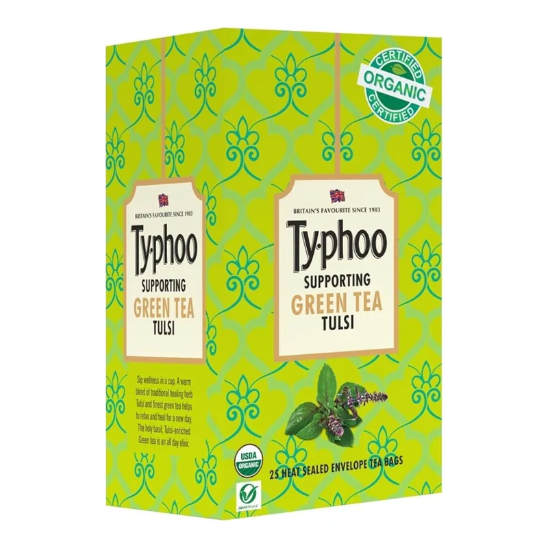 Typhoo Organic Green Tea Tulsi